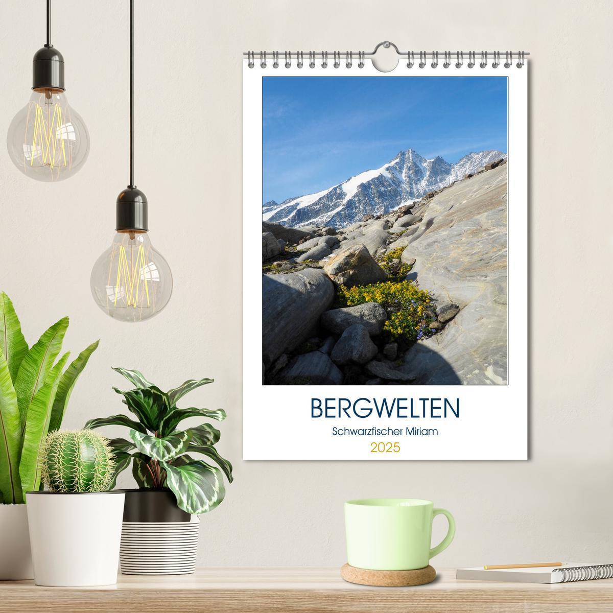 Bild: 9783435973033 | Bergwelten (Wandkalender 2025 DIN A4 hoch), CALVENDO Monatskalender