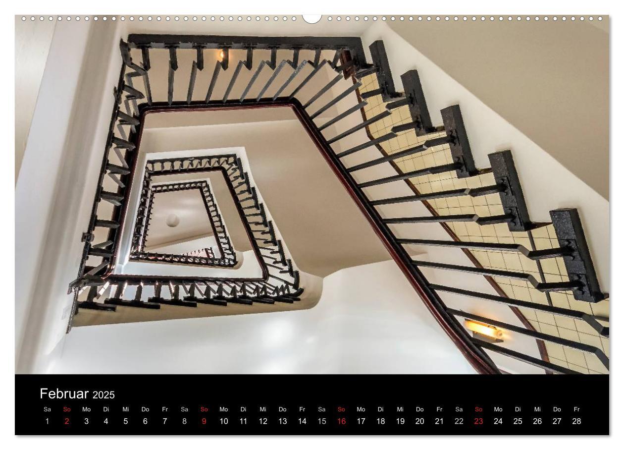 Bild: 9783435600687 | Faszination Treppen (Wandkalender 2025 DIN A2 quer), CALVENDO...