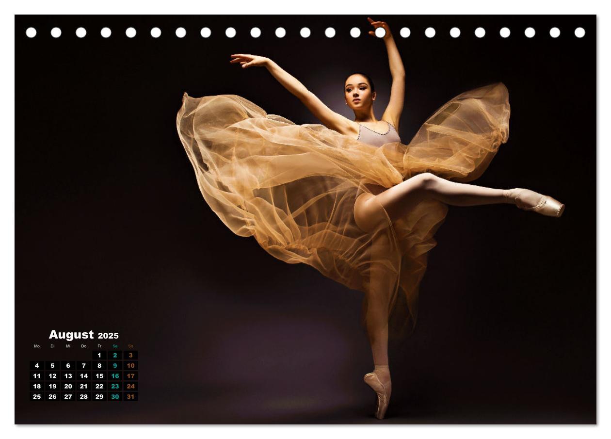 Bild: 9783457184141 | BALLETT - ein Hauch Magie (Tischkalender 2025 DIN A5 quer),...