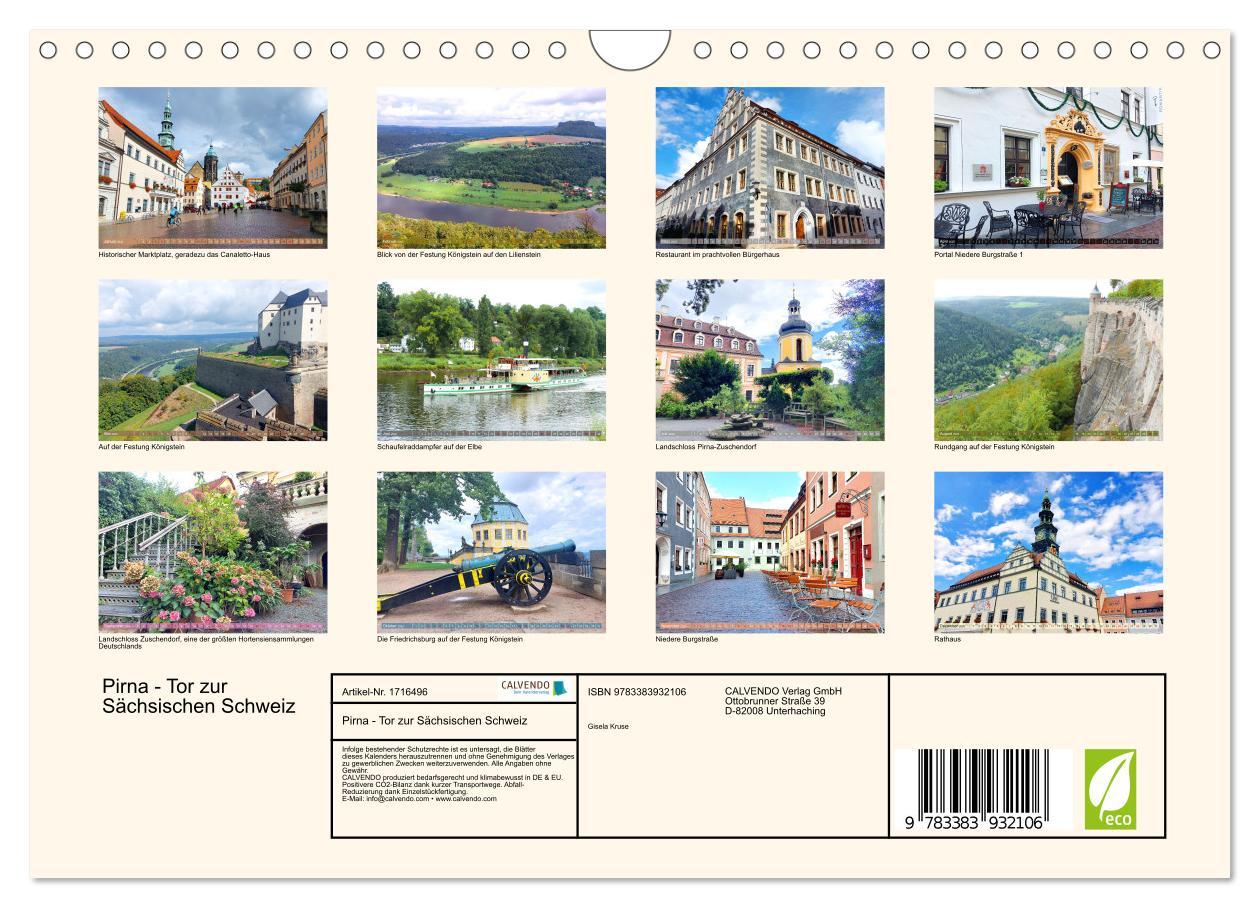 Bild: 9783383932106 | Pirna - Tor zur Sächsischen Schweiz (Wandkalender 2025 DIN A4...