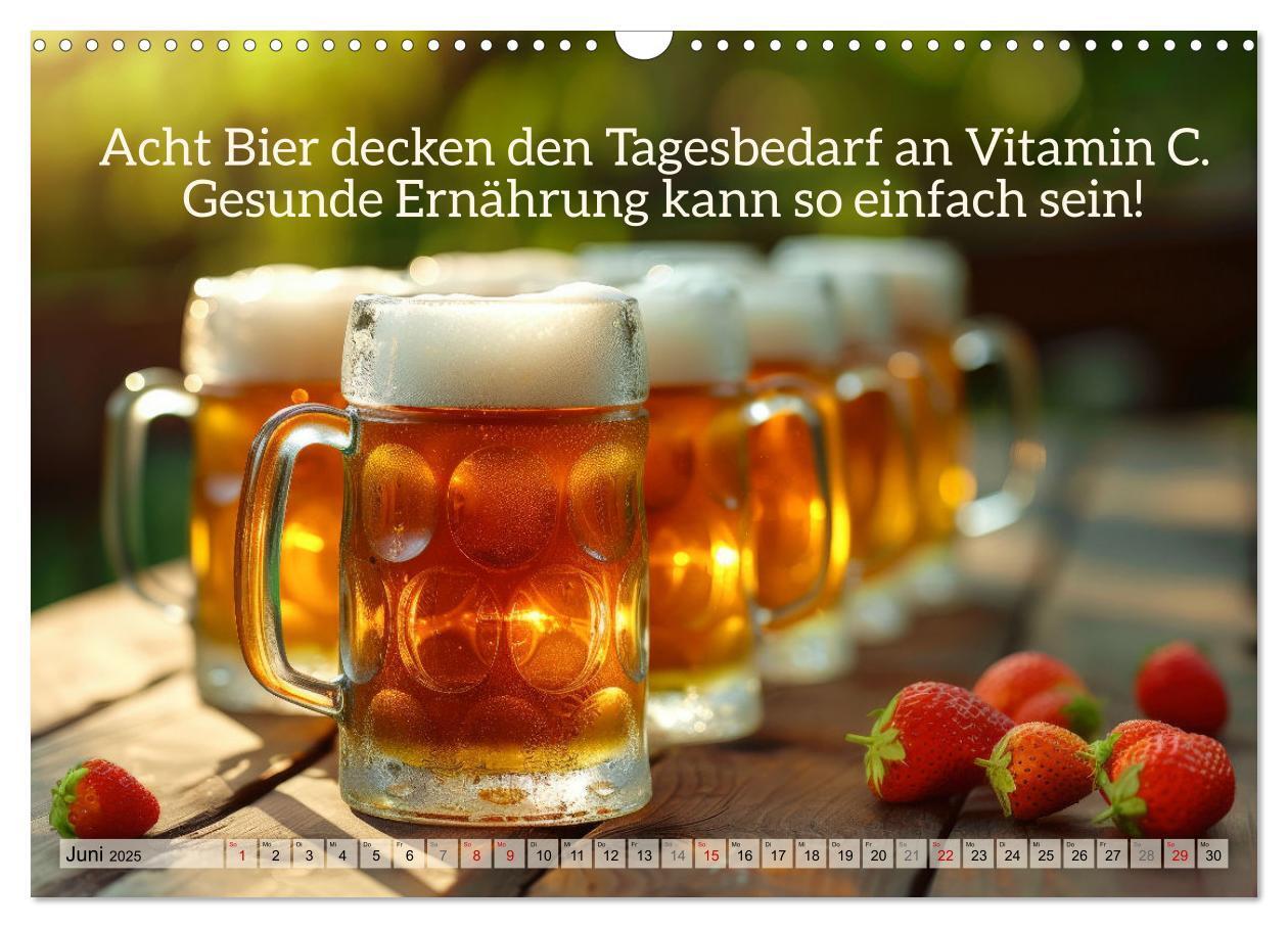 Bild: 9783383783982 | Ich brauch mehr Vitamin Bier (Wandkalender 2025 DIN A3 quer),...