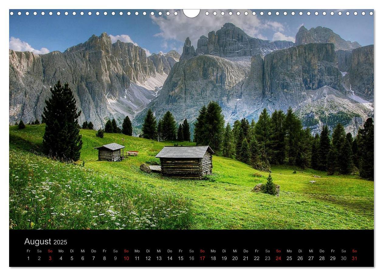 Bild: 9783435808410 | Mystische Dolomiten (Wandkalender 2025 DIN A3 quer), CALVENDO...