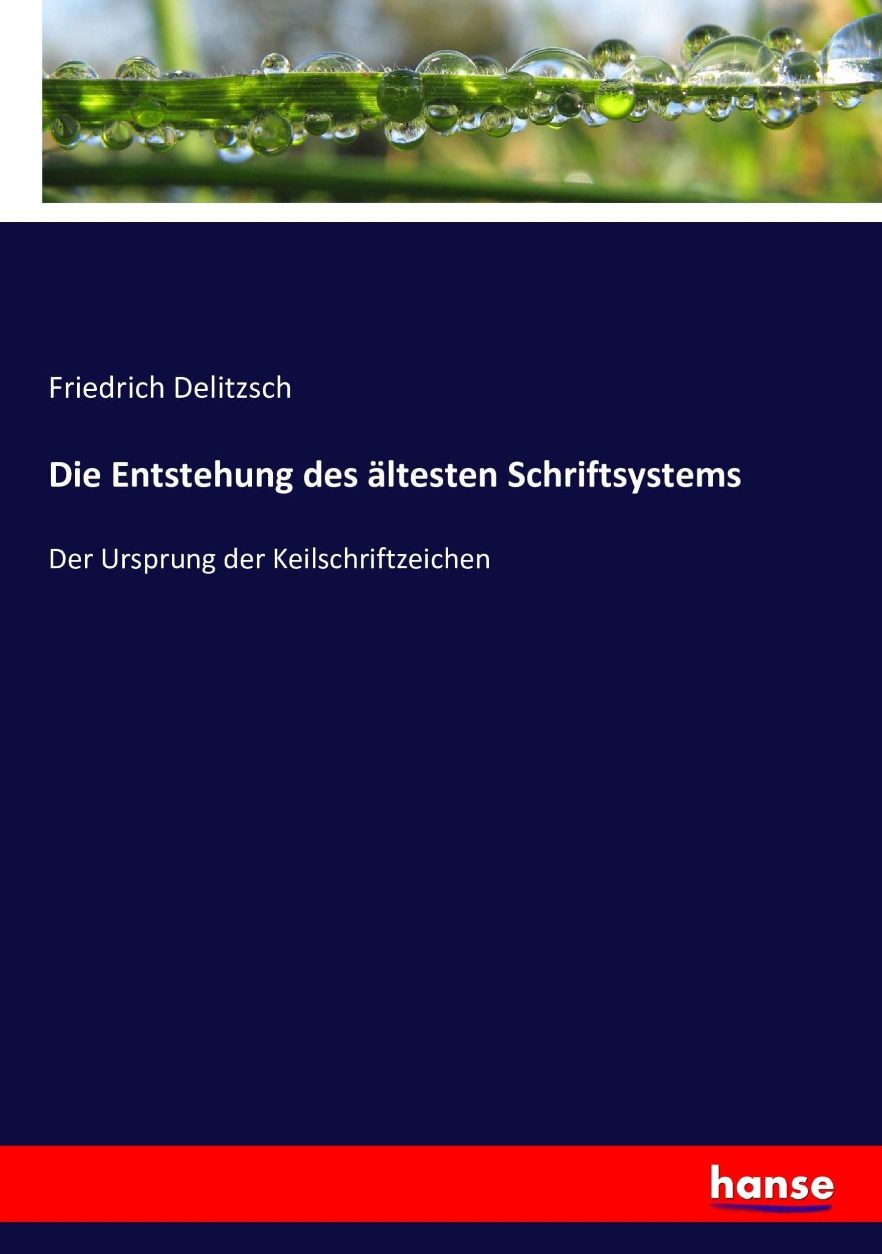 Cover: 9783743361881 | Die Entstehung des ältesten Schriftsystems | Friedrich Delitzsch