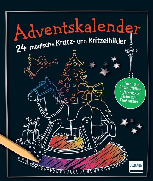 Cover: 9783741526121 | Adventskalender - 24 magische Kratz- und Kritzelbilder | Sandra Frings