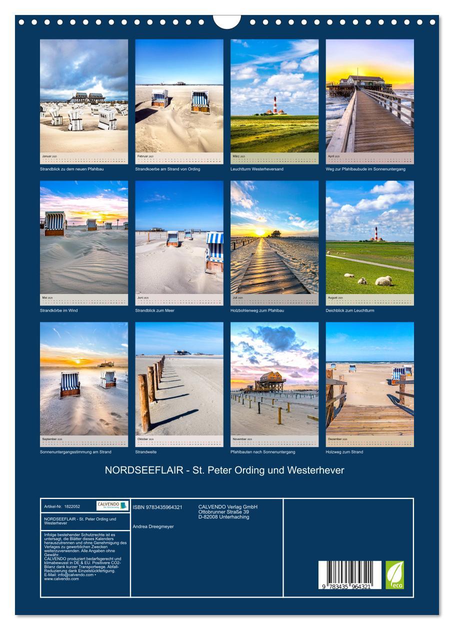 Bild: 9783435964321 | NORDSEEFLAIR - St. Peter Ording und Westerhever (Wandkalender 2025...