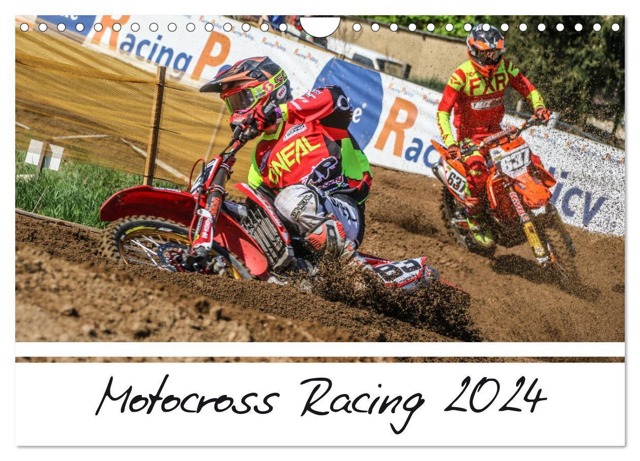 Cover: 9783675697058 | Motocross Racing 2024 (Wandkalender 2024 DIN A4 quer), CALVENDO...