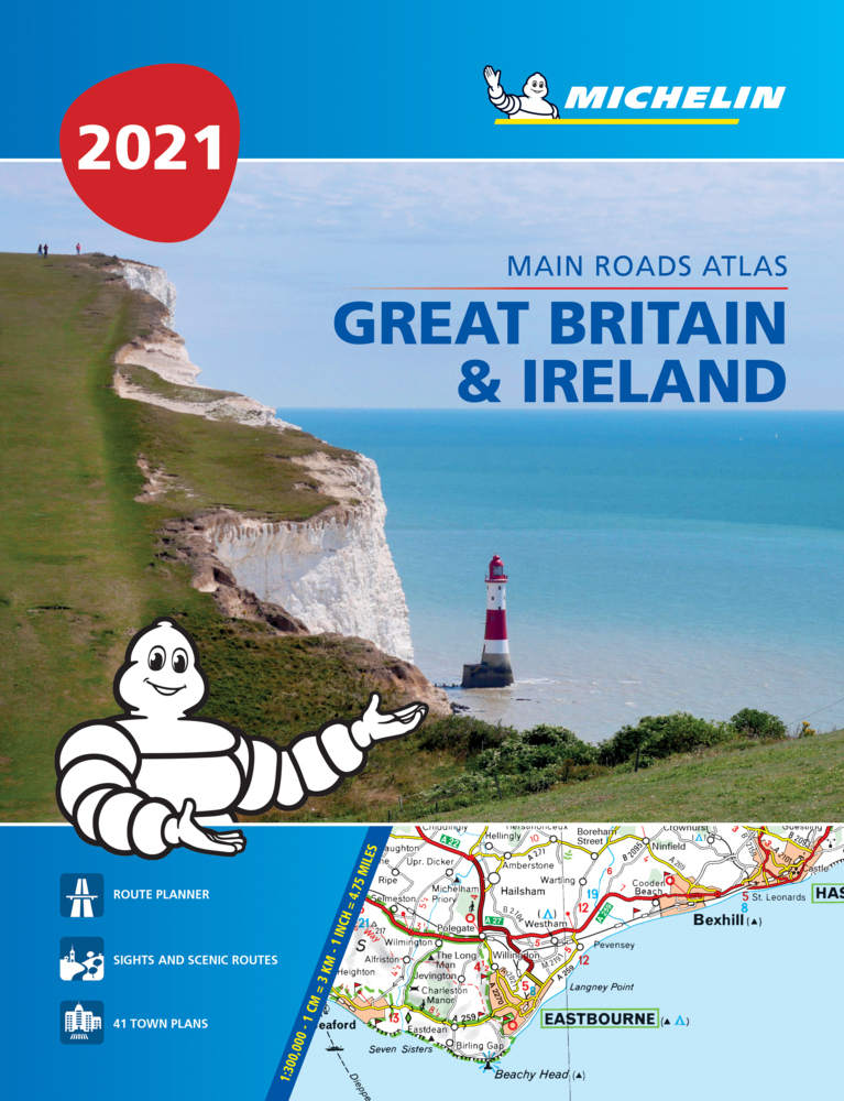 Cover: 9782067244436 | Great Britain &amp; Ireland 2021 - Mains Roads Atlas (A4-Paperback) | Buch