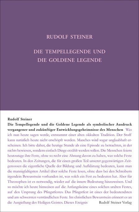 Cover: 9783727409318 | Die Tempellegende und die Goldene Legende als symbolischer Ausdruck...