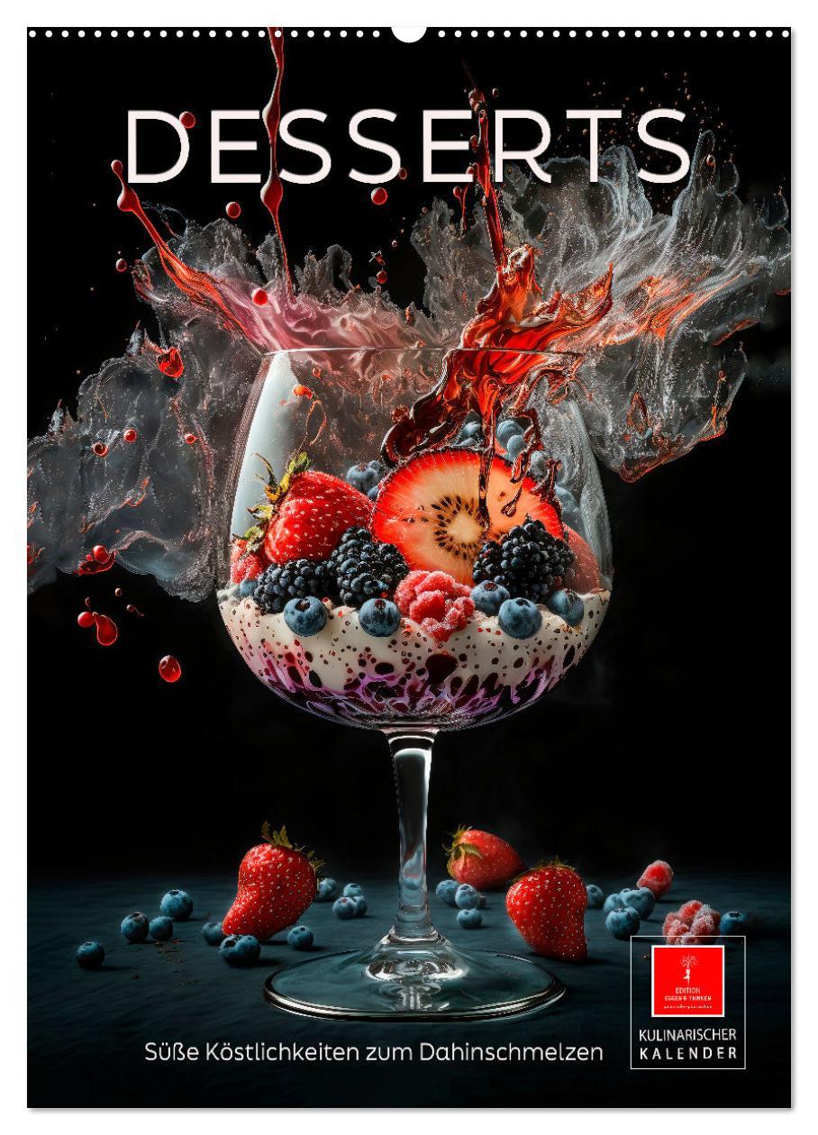 Cover: 9783435885879 | Desserts - Süße Köstlichkeiten zum Dahinschmelzen (Wandkalender...