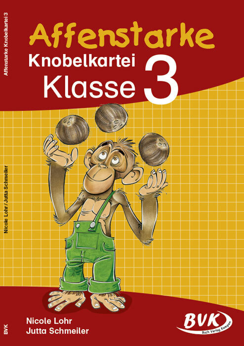 Cover: 9783867402439 | Affenstarke Knobelkartei Klasse 3 | Nicole Lohr | Stück | 56 S. | 2010