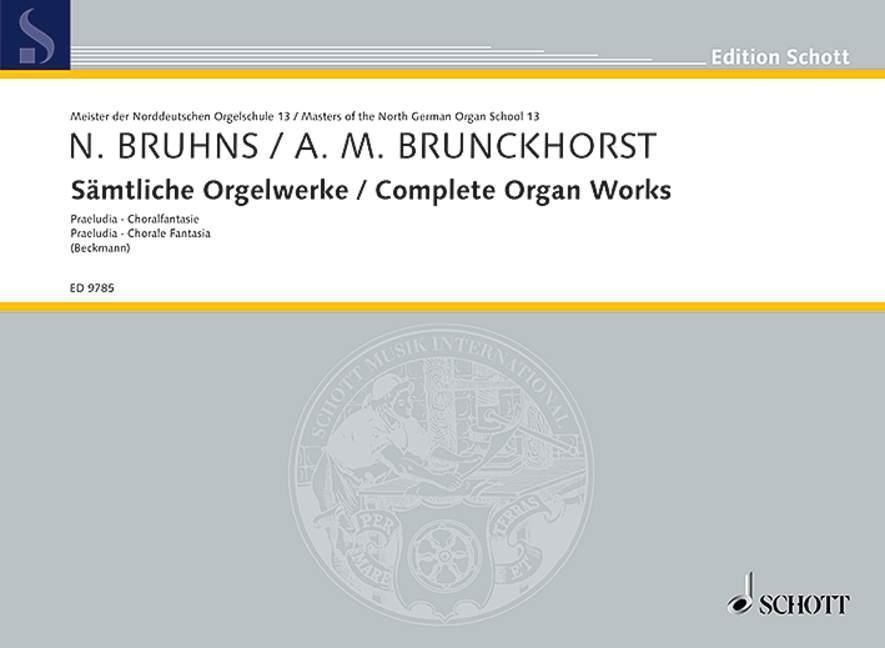Cover: 9783795797751 | Sämtliche Orgelwerke/Complete Organ Works | Bruhns | Taschenbuch