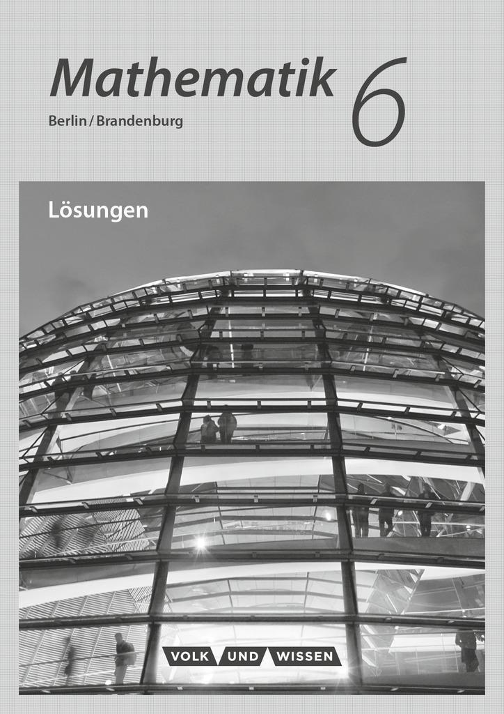 Cover: 9783060085118 | Mathematik - Grundschule Berlin/Brandenburg 6. Schuljahr - Lösungen...