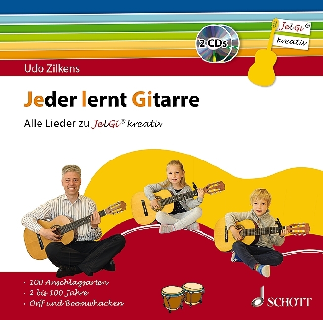 Cover: 9783795715090 | Jeder lernt Gitarre - Alle Lieder zu "JelGi kreativ", 2 Audio-CDs | CD