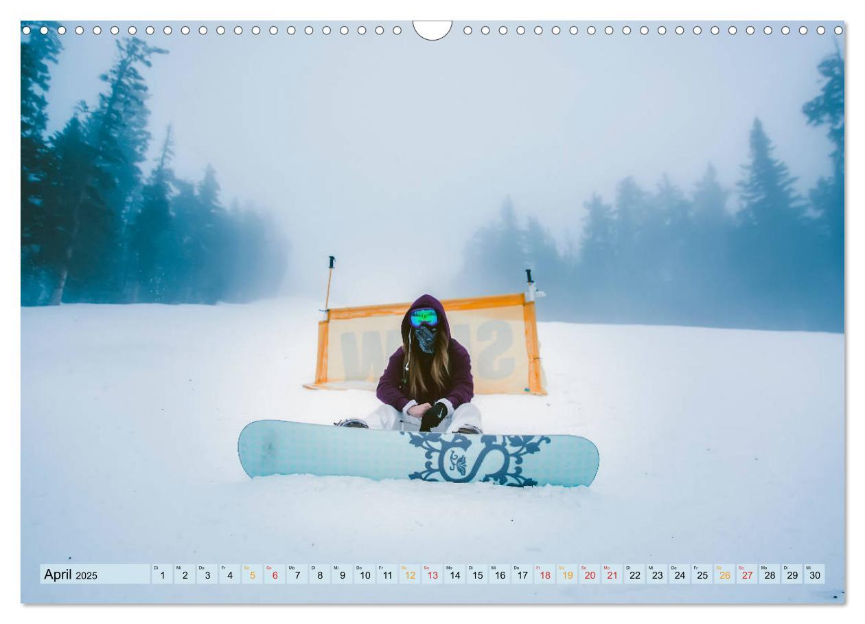 Bild: 9783435372546 | Snowboard - so cool (Wandkalender 2025 DIN A3 quer), CALVENDO...