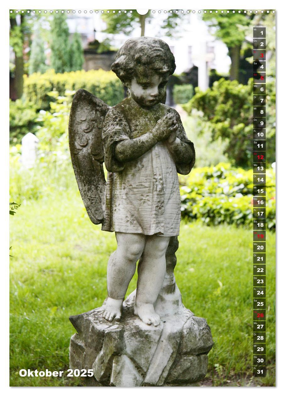 Bild: 9783435946655 | Friedhofsengel in Berlin (Wandkalender 2025 DIN A2 hoch), CALVENDO...