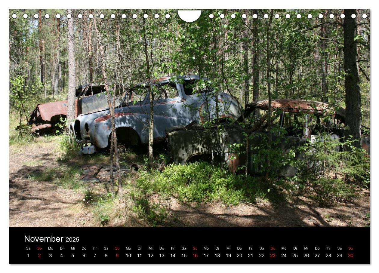 Bild: 9783435805907 | Schrottautos im Kyrkö Mosse (Wandkalender 2025 DIN A4 quer),...