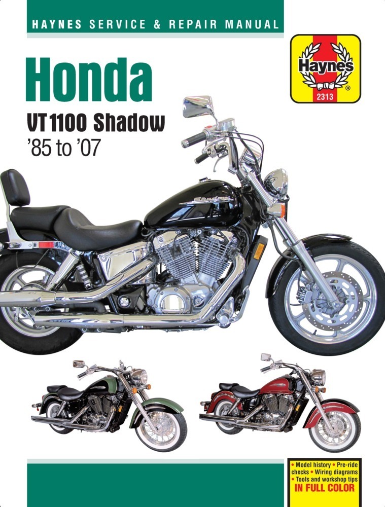 Cover: 9781620921463 | Honda VT1100 Shadow (85-07) Haynes Repair Manual | Haynes Publishing