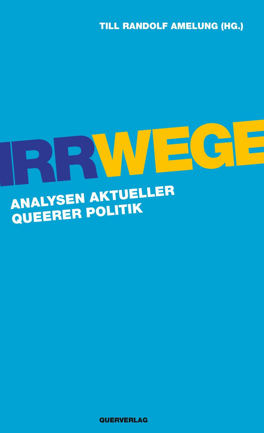 Cover: 9783896562883 | Irrwege | Analysen aktueller queerer Politik | Till Randolf Amelung
