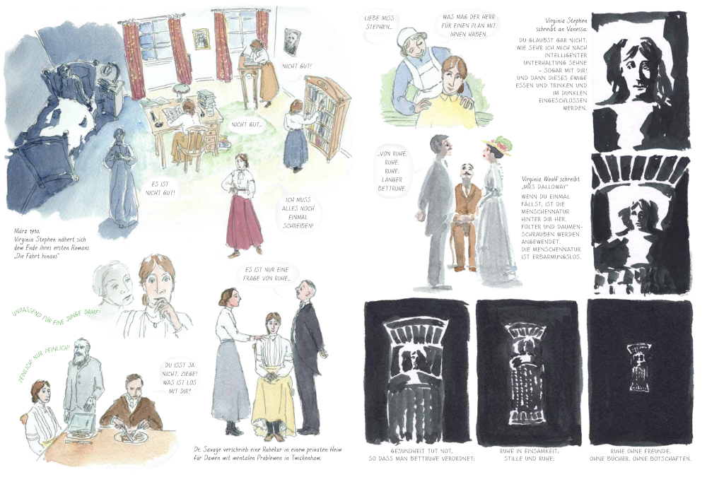 Bild: 9783957284884 | Virginia Woolf | Die Comic-Biografie | Susanne Kuhlendahl | Buch