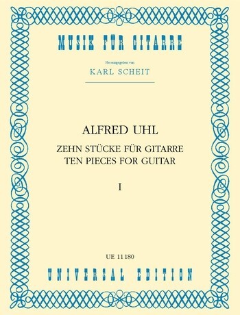 Cover: 9783702419554 | Stucke(10) 1 | Alfred Uhl | Buch | Universal Edition