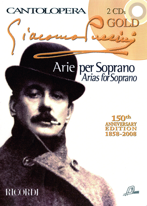 Cover: 9790041401263 | Cantolopera: Puccini Arie per Soprano - Gold | Giacomo Puccini | 2008