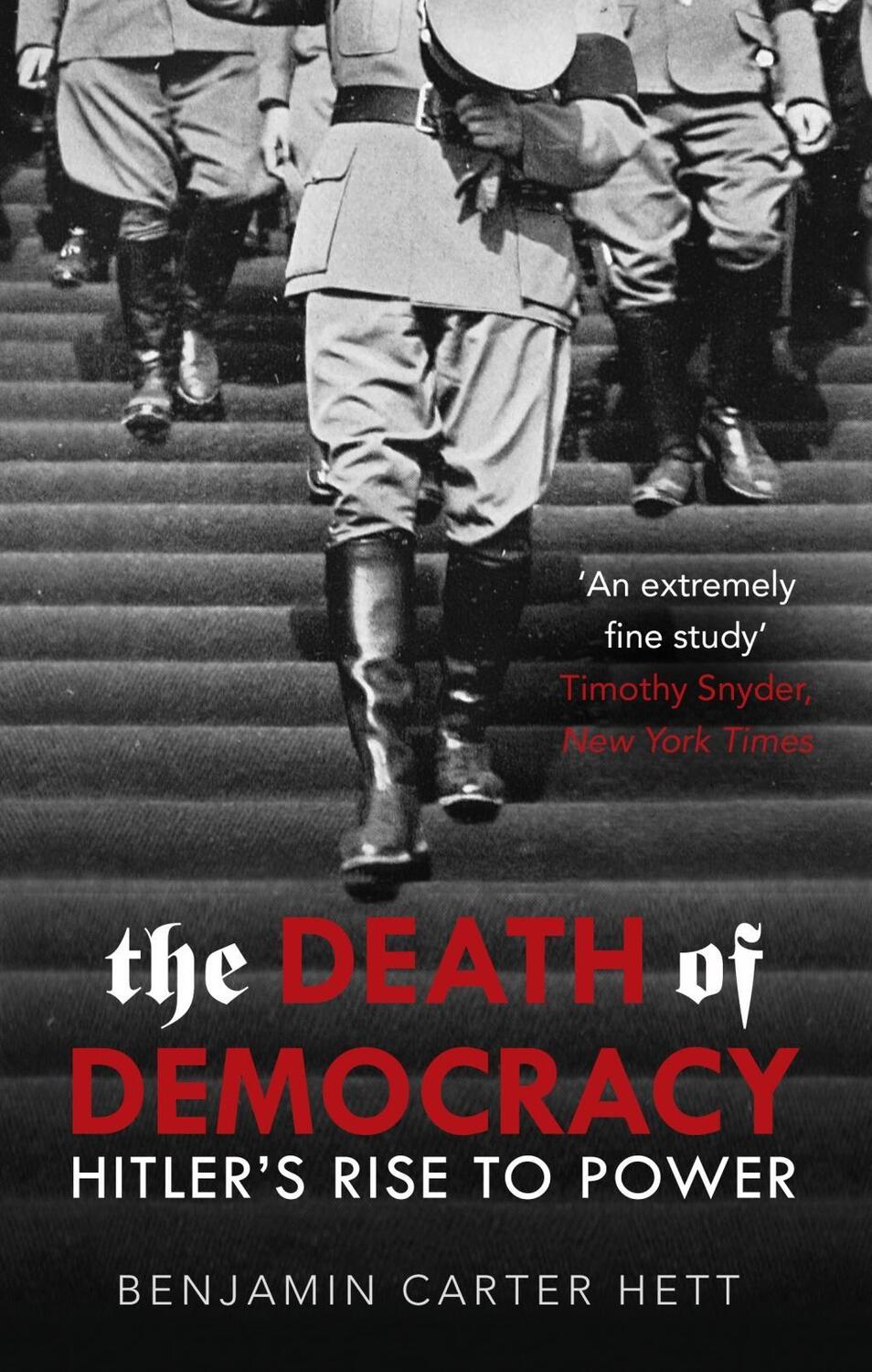 Cover: 9781786090300 | The Death of Democracy | Benjamin Carter Hett | Taschenbuch | Englisch