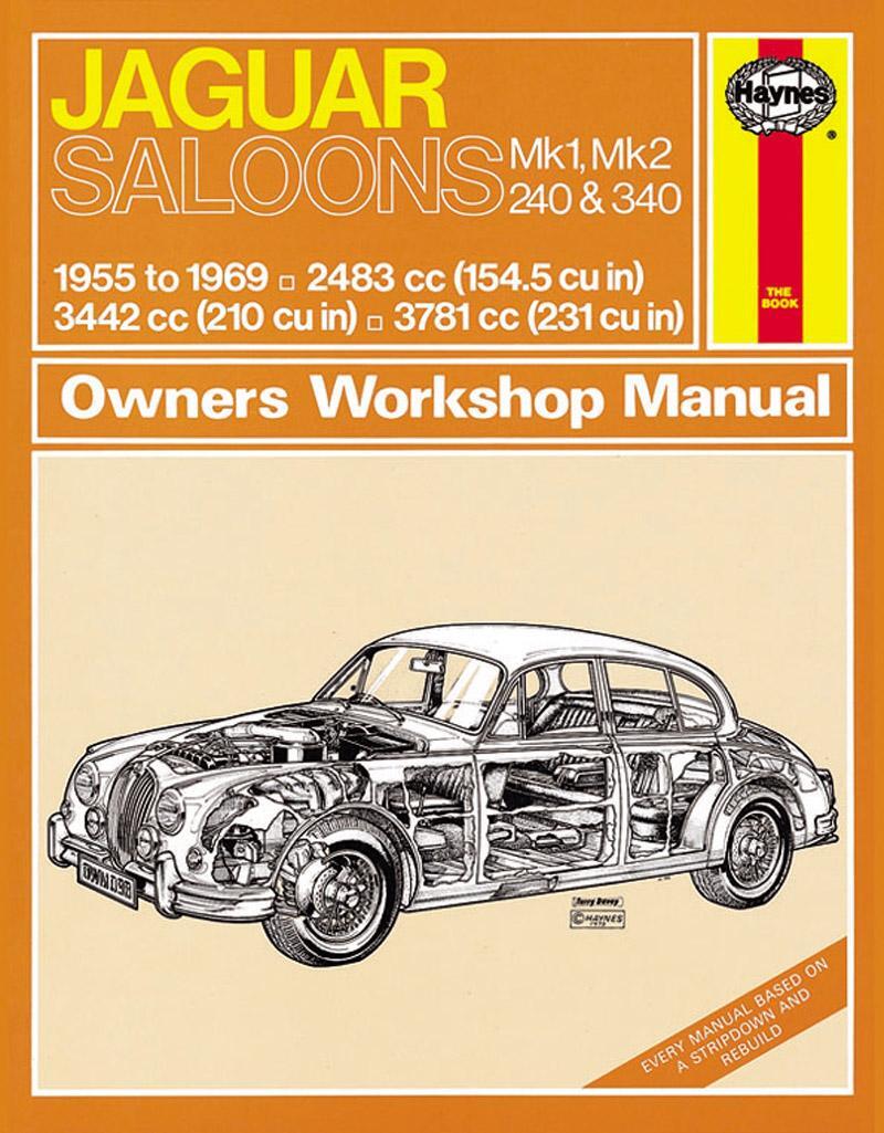 Cover: 9780857335944 | Jaguar MkI &amp; II, 240 &amp; 340 (55 - 69) Haynes Repair Manual | 55-69