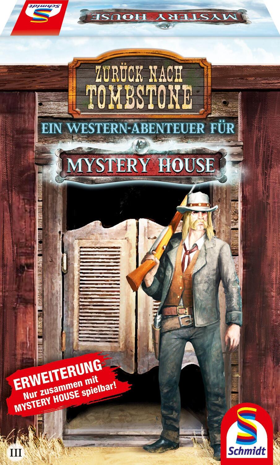 Cover: 4001504493851 | Mystery House, Zurück nach Tombstone, Erweiterung | Familienspiele