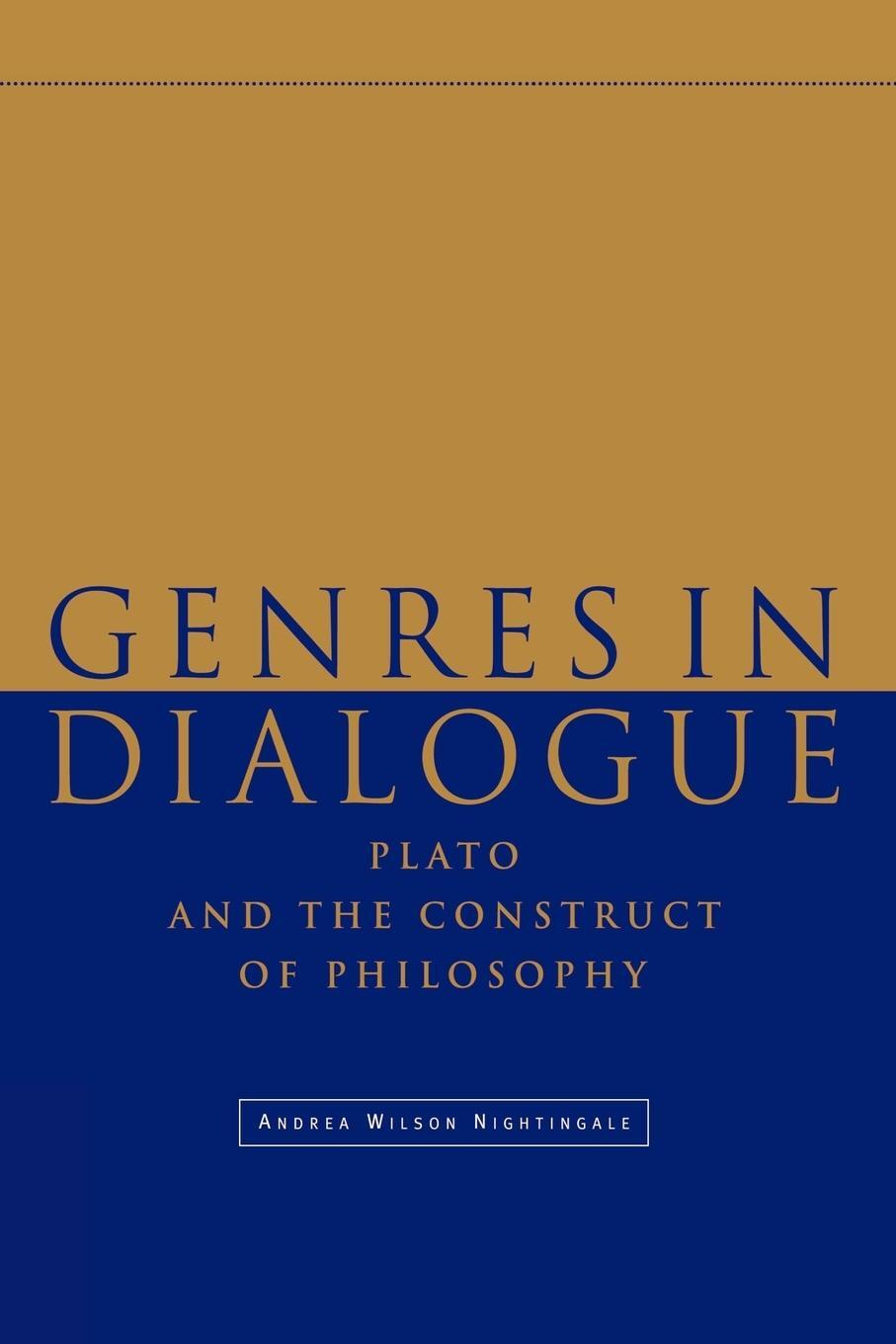 Cover: 9780521774338 | Genres in Dialogue | Plato and the Construct of Philosophy | Buch
