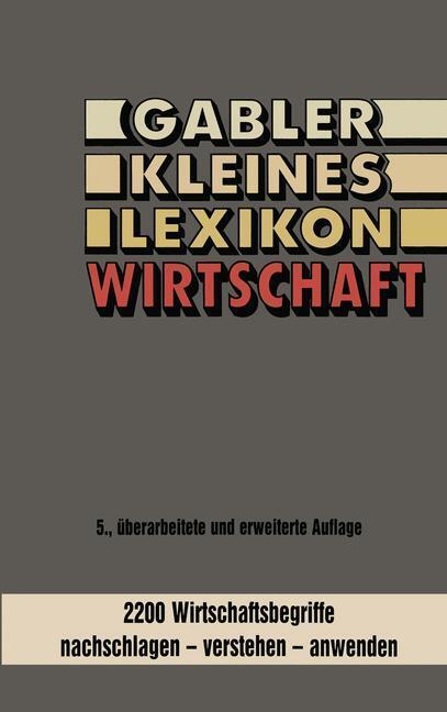 Cover: 9783409991650 | Gabler kleines Lexikon Wirtschaft | Kenneth A. Loparo | Taschenbuch
