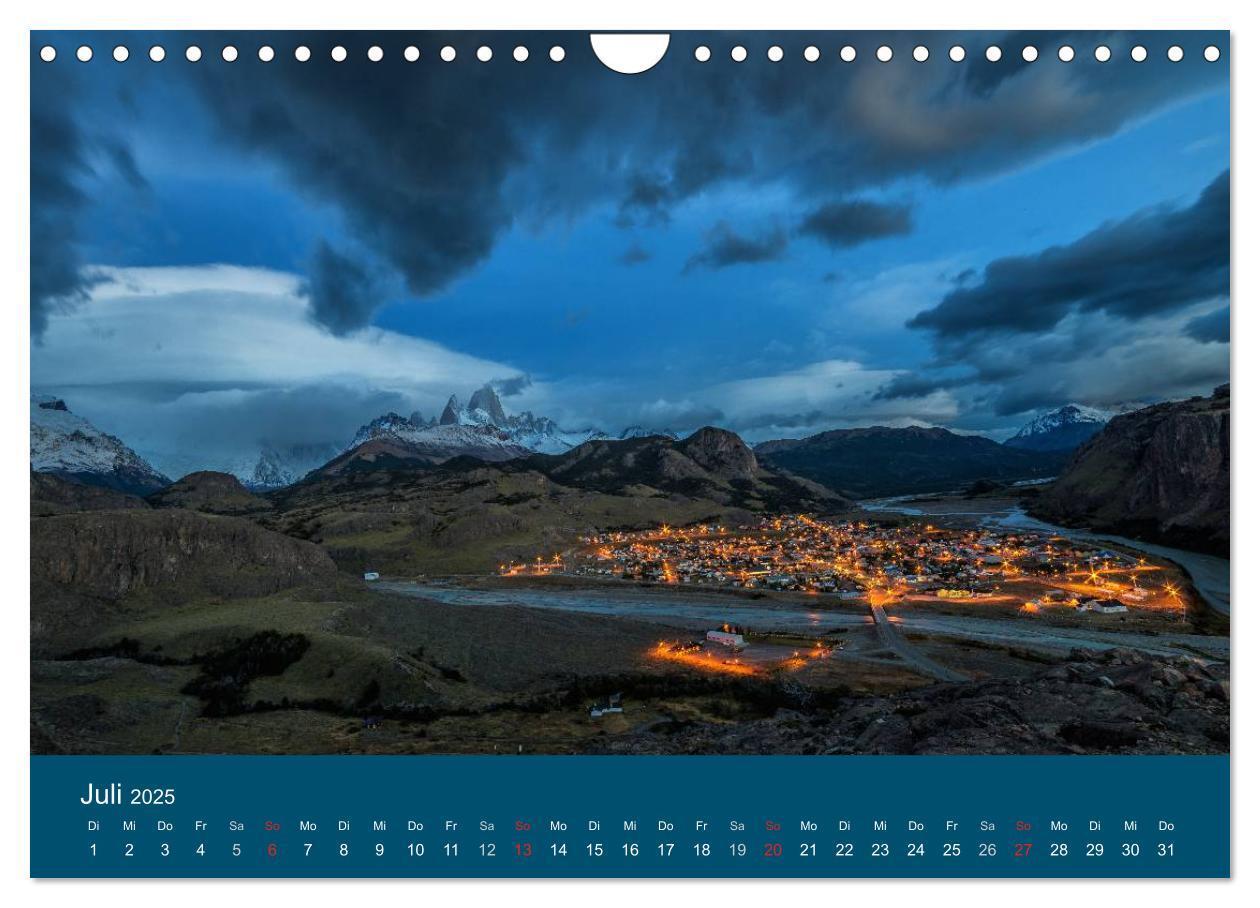 Bild: 9783435608430 | Farbenfrohes Patagonien (Wandkalender 2025 DIN A4 quer), CALVENDO...