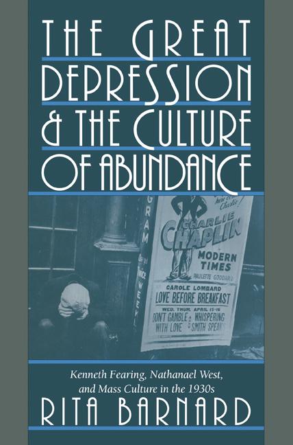 Cover: 9780521102223 | The Great Depression and the Culture of Abundance | Rita Barnard