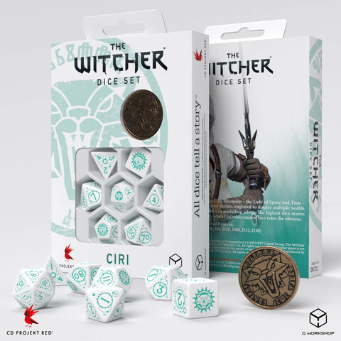 Cover: 5907699496372 | The Witcher Dice Set. Ciri - The Law of Surprise | Q-workshop