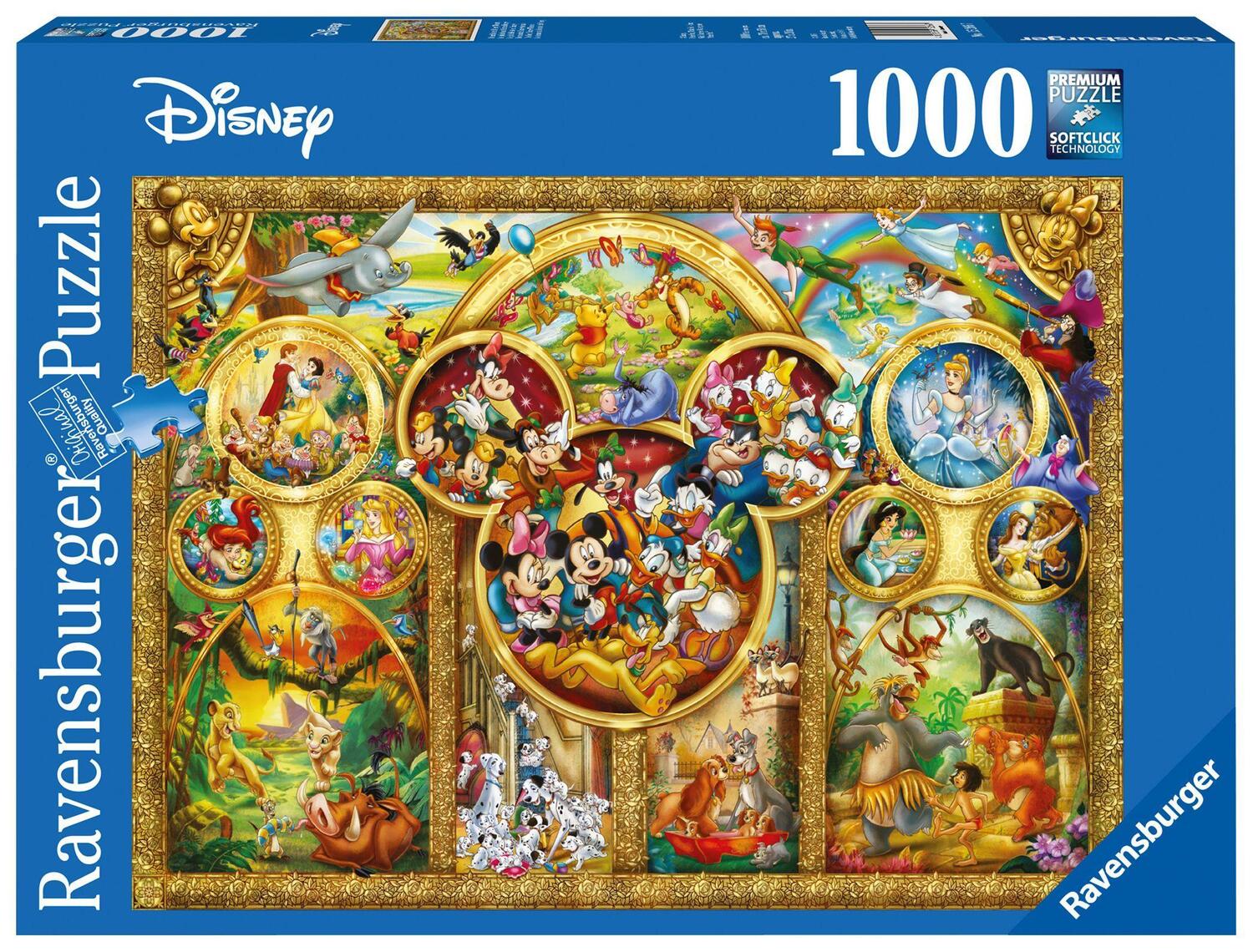 Cover: 4005556152667 | Die schönsten Disney Themen. Puzzle 1000 Teile | Spiel | Deutsch