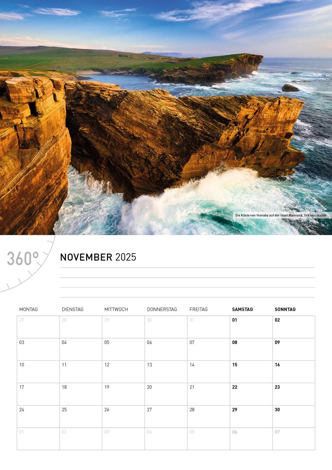 Bild: 9783968555812 | 360° Schottland Broschürenkalender 2025 | Hartmut Krinitz | Kalender