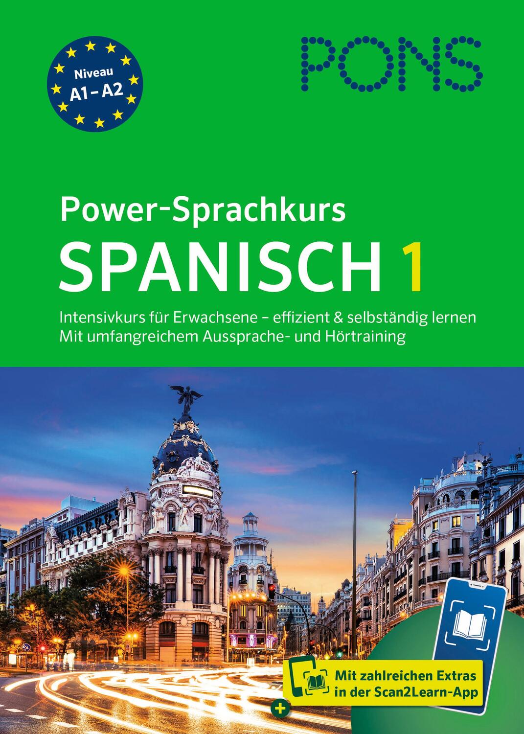 Cover: 9783125660168 | PONS Power-Sprachkurs Spanisch 1 | Taschenbuch | PONS Power-Sprachkurs