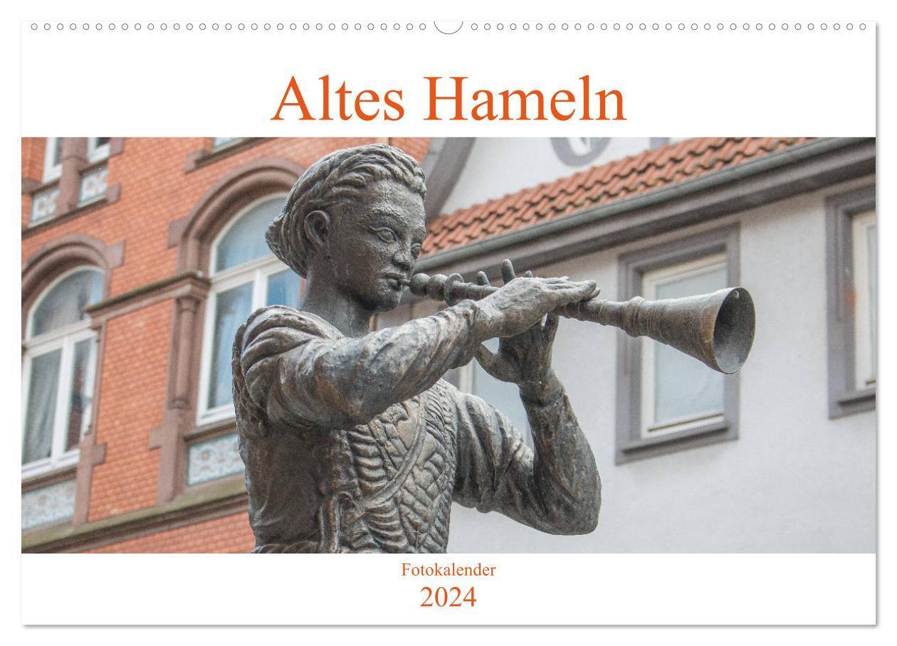 Cover: 9783675720374 | Altes Hameln (Wandkalender 2024 DIN A2 quer), CALVENDO Monatskalender