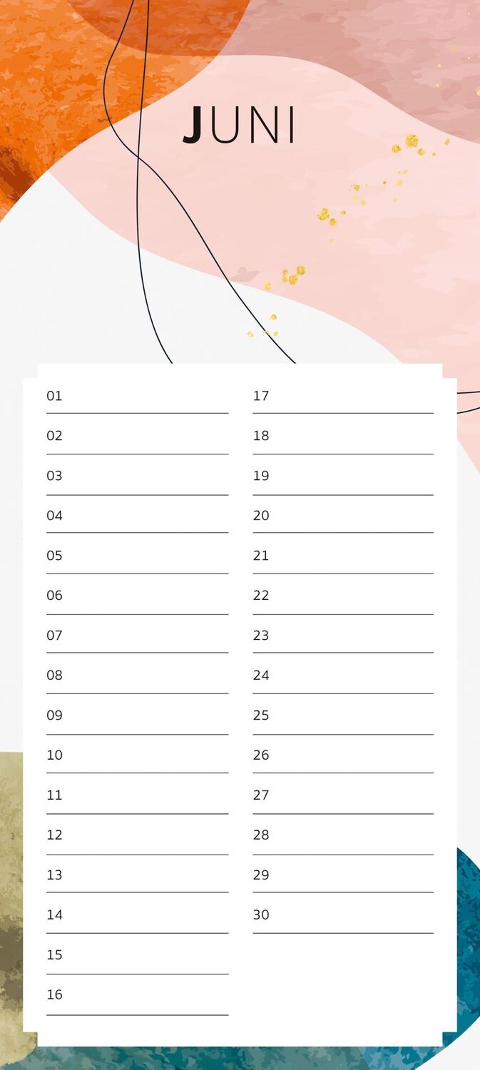 Bild: 4036442012512 | Immerwährender Geburtstagskalender Pattern | Groh Verlag | Kalender