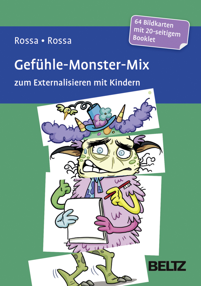 Cover: 4019172100025 | Gefühle-Monster-Mix, 64 Bildkarten | Robert Rossa (u. a.) | Box | 2018