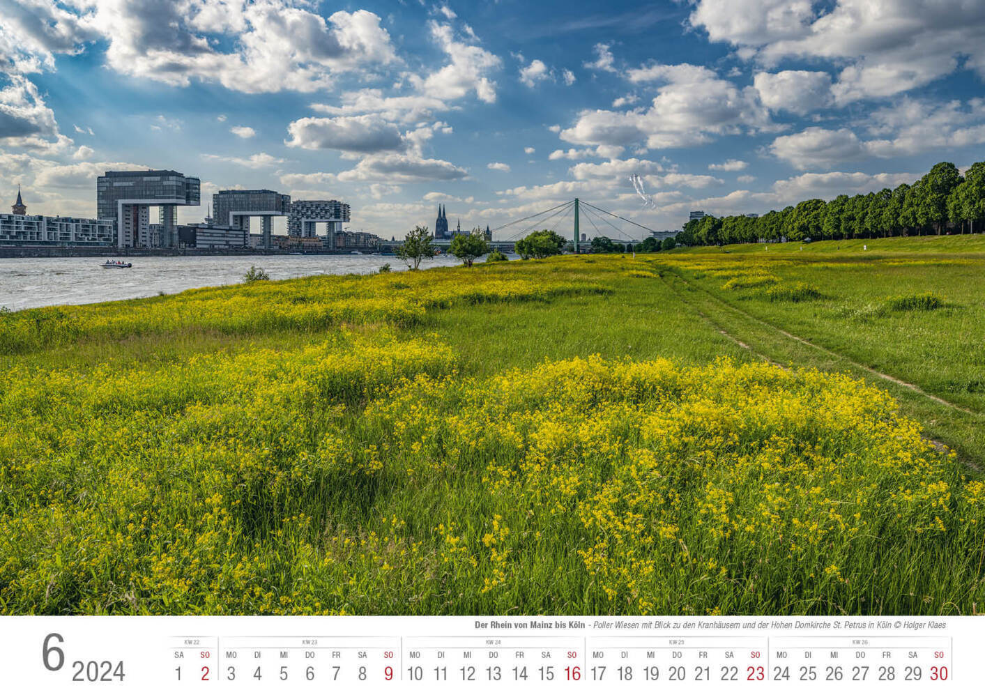 Bild: 9783965351783 | Der Rhein von Mainz bis Köln 2024 Bildkalender A3 cm Spiralbindung