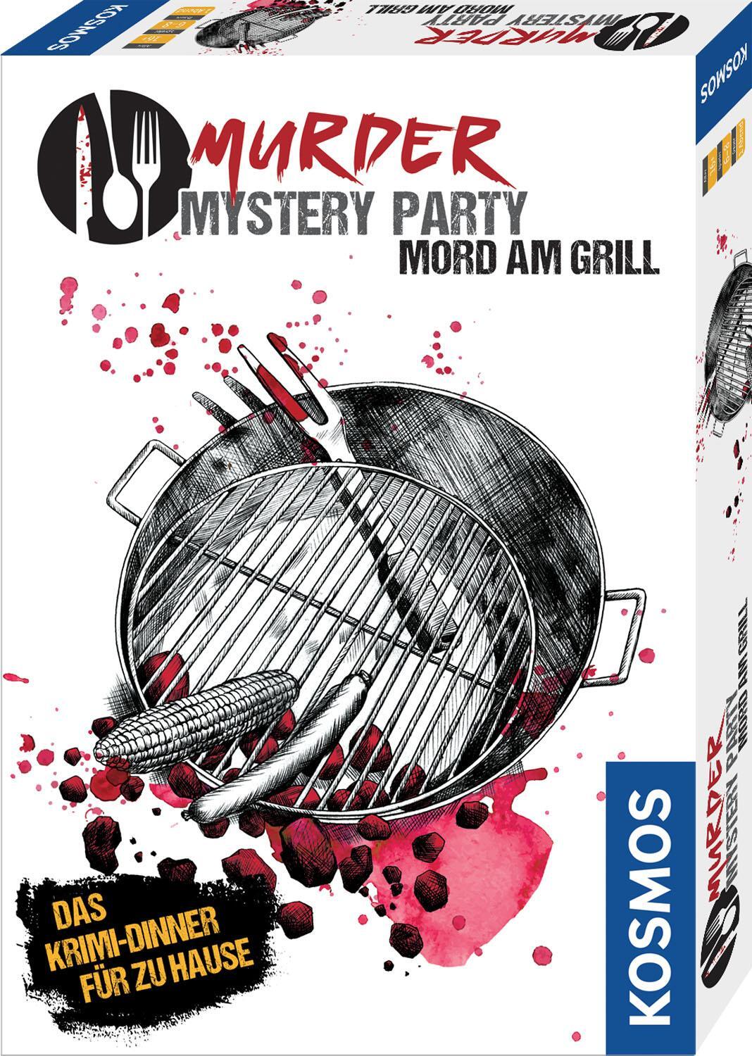 Cover: 4002051695118 | Murder Mystery Party - Mord am Grill | 6 - 8 Spieler | Spiel | Deutsch