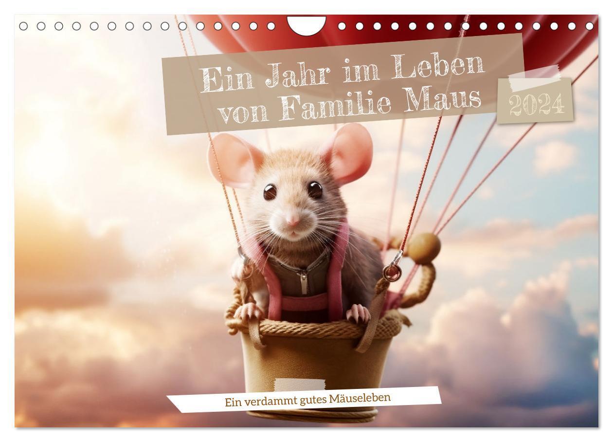 Cover: 9783383717192 | Ein Jahr im Leben von Familie Maus (Wandkalender 2024 DIN A4 quer),...