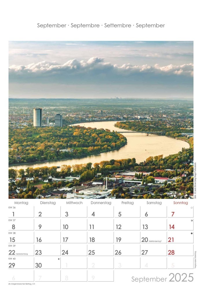 Bild: 4251732343354 | Alpha Edition - Nordrhein-Westfalen 2025 Bildkalender, 23,7x34cm,...