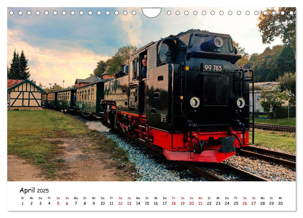 Bild: 9783383932014 | Rügens "rasender Roland" (Wandkalender 2025 DIN A4 quer), CALVENDO...