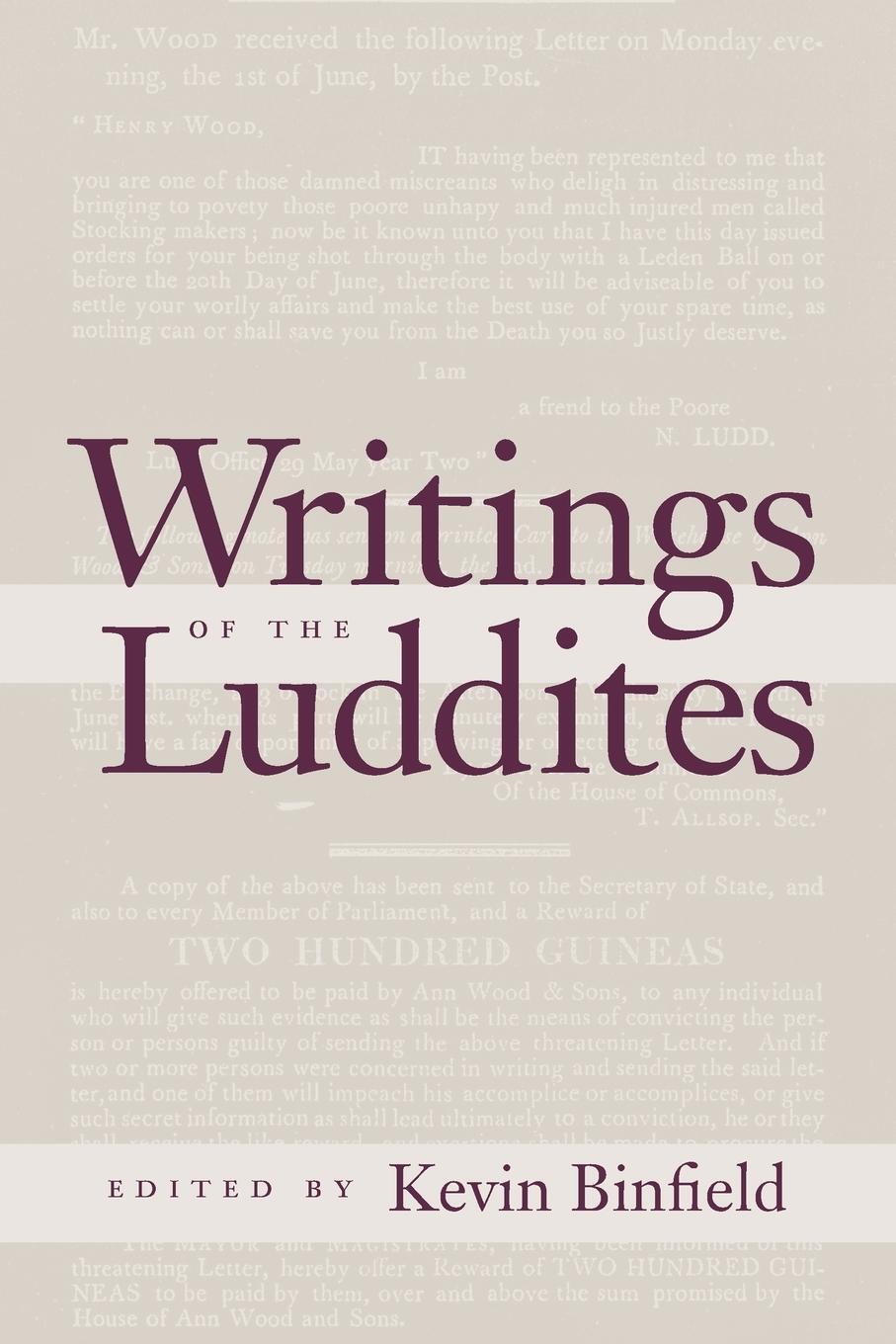 Cover: 9781421416960 | Writings of the Luddites | Kevin Binfield | Taschenbuch | Paperback