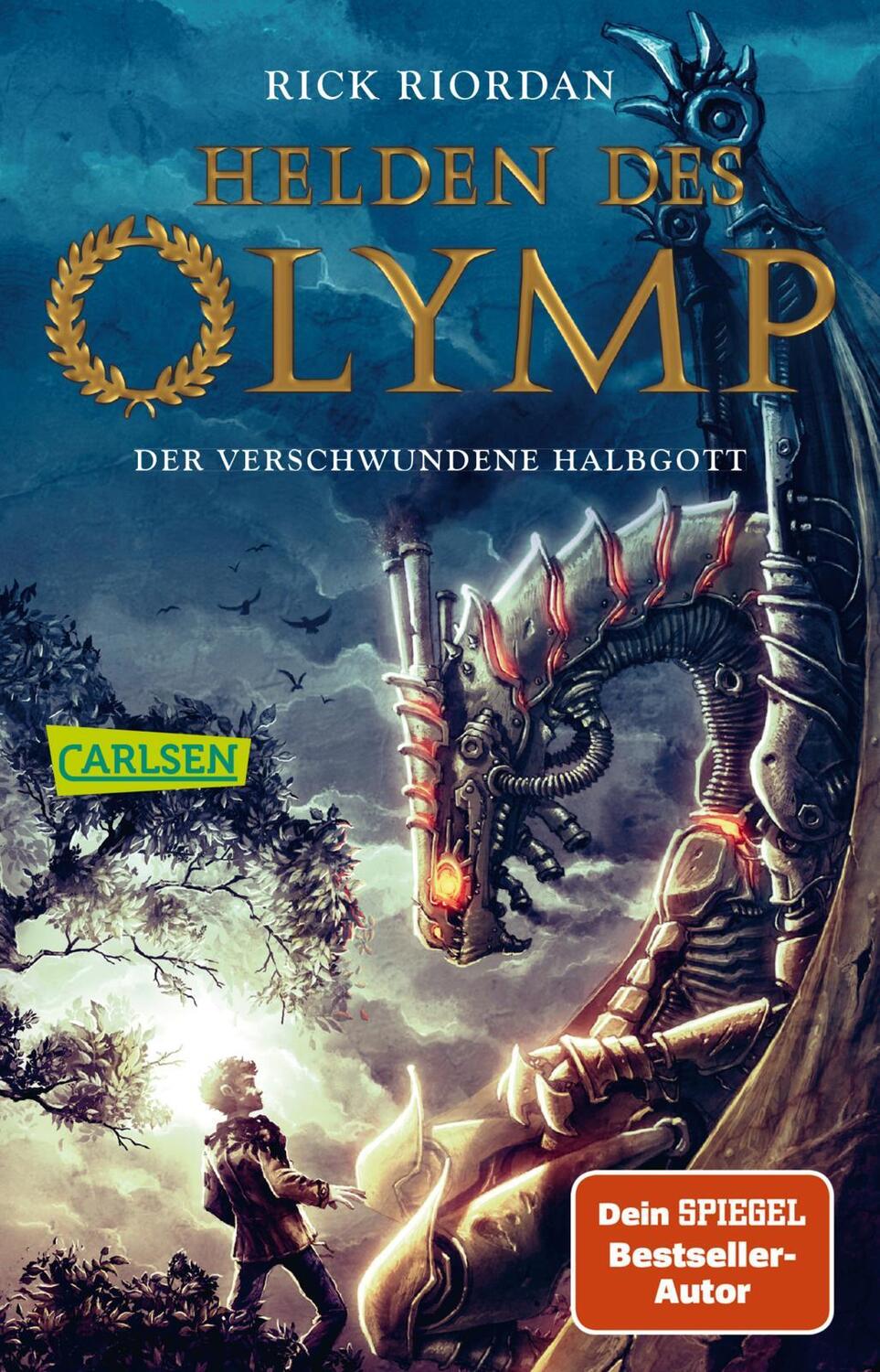 Cover: 9783551313188 | Helden des Olymp 01: Der verschwundene Halbgott | Rick Riordan | Buch