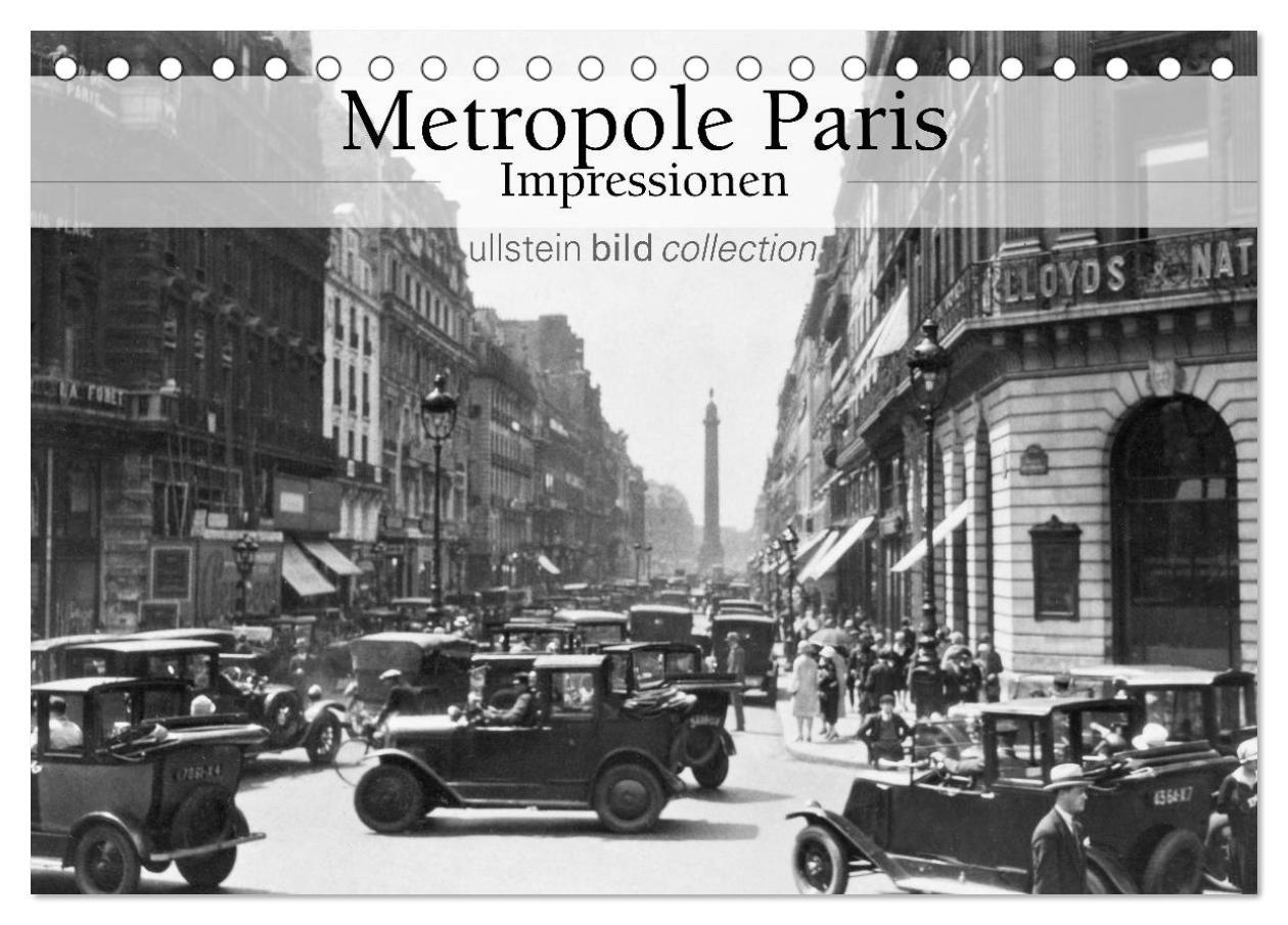 Cover: 9783435583133 | Metropole Paris - Impressionen (Tischkalender 2025 DIN A5 quer),...