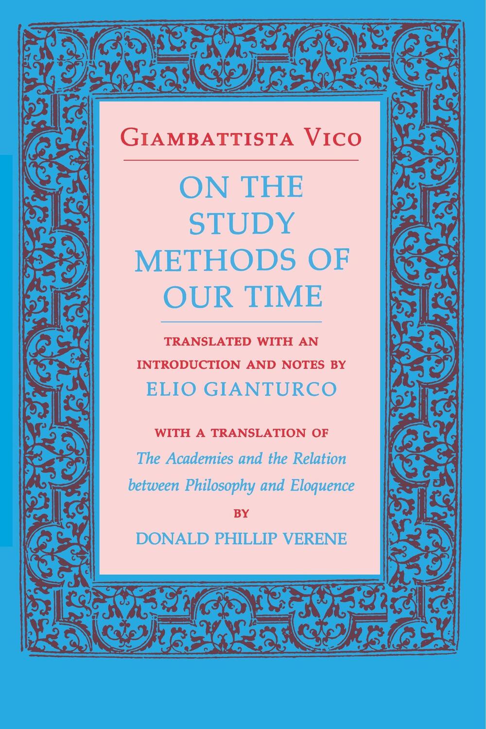 Cover: 9780801497780 | On the Study Methods of Our Time | Giambattista Vico | Taschenbuch
