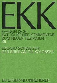 Cover: 9783545231023 | Der Brief an die Kolosser | EKK XII | Eduard Schweizer | 1997