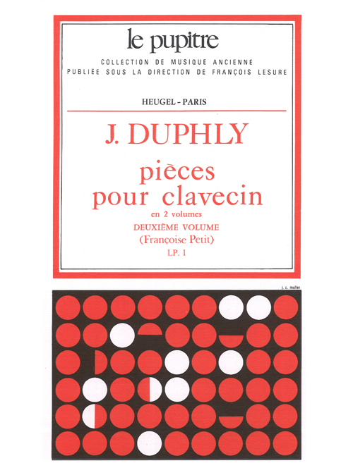 Cover: 9790047326492 | Pieces de Clavecin Vol.2 | Jacques Duphly | Le Pupitre - Heugel